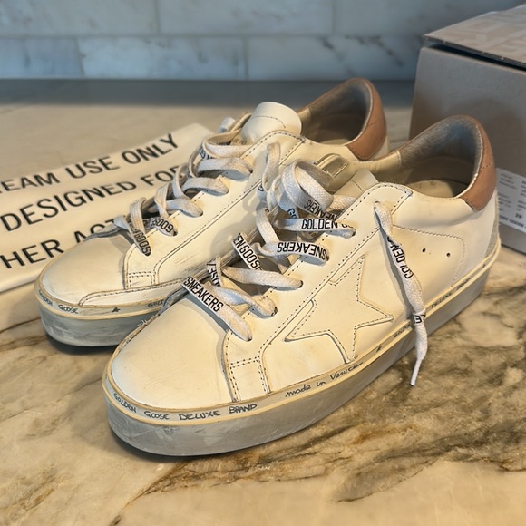 Golden Goose Hi Star Classic 39 EUC, white/Turtledove/Ice - Picture 2 of 5